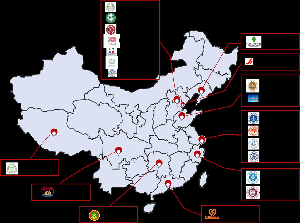 National Rare Diseases Registry System of China 20 top medical institutions and hospitals in