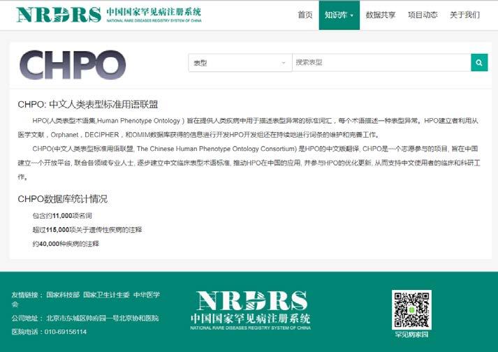 National Rare Diseases Registry System of China