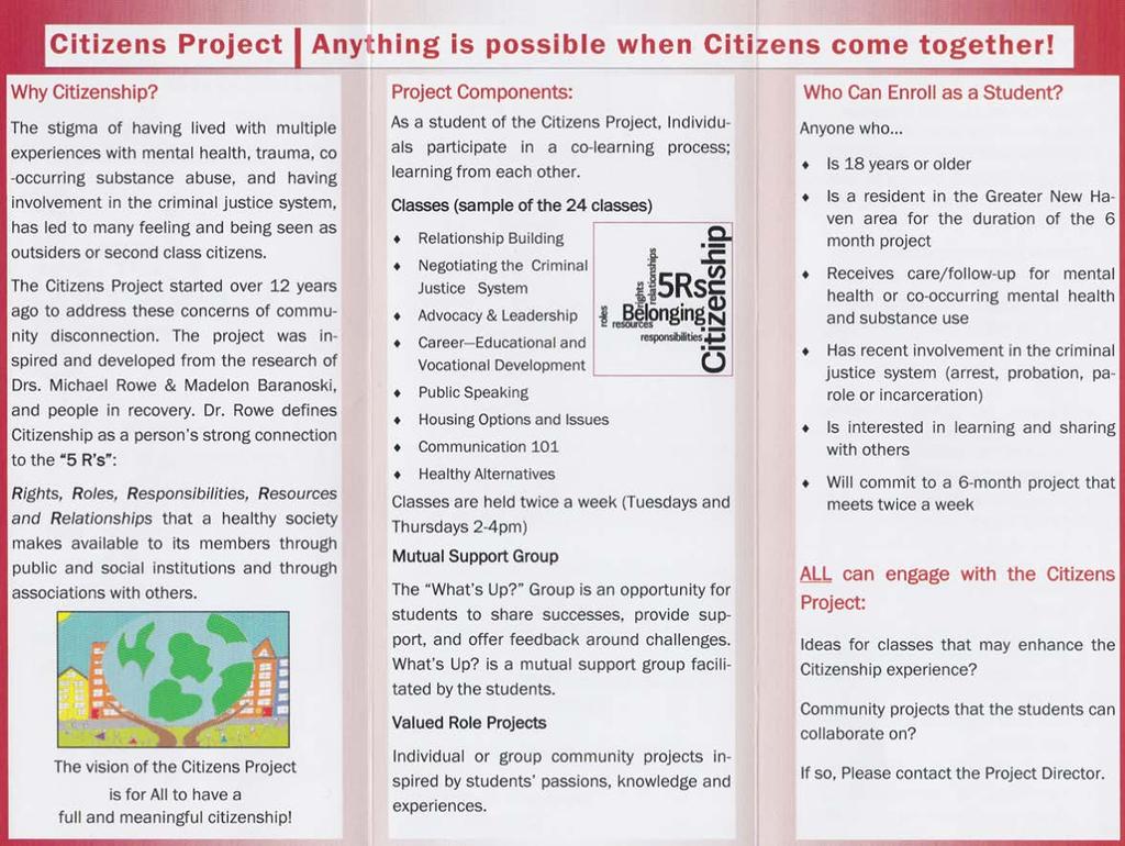 Citizens Project Anything is possible when citizens come together!