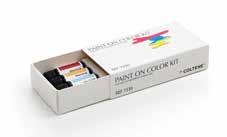 60019538 ONE COAT 7 UNIVERSAL Intro Kit Paint On Color Seven effect colours (white, red, grey, yellow, brown, blue and white