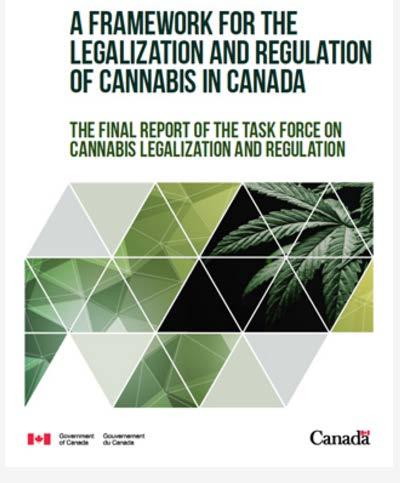 Recommendations Emphasis on: Minimizing Harms of Use In taking a public health approach to the regulation of cannabis, the Task Force proposes measures that will maintain and improve the health of