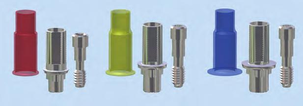 Direct To The Implant Titanium Bases for Zirconia Abutments TITANIUM BASES FOR ZIRCONIA ABUTMENTS The new Titanium Base for custom-made zirconia abutments includes a plastic waxing sleeve that can be