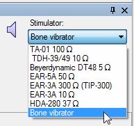 Neuro-Audio.NET (User Manual) 16. Bone Vibrator and its Application The bone vibrator as a stimulator is supported only by Neuro-Audio (2010 version) digital system.