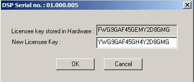 License Manager In this example, the license key is already installed and is: FWG9GAF45GEMY2D8GMG This license key is stored in Eclipse, as well as in our manufacturing database, so that we can find