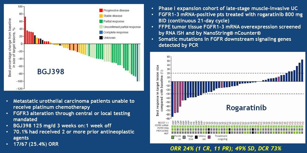 FGFR inhibitors in advanced urothelial carcinoma Pal S,