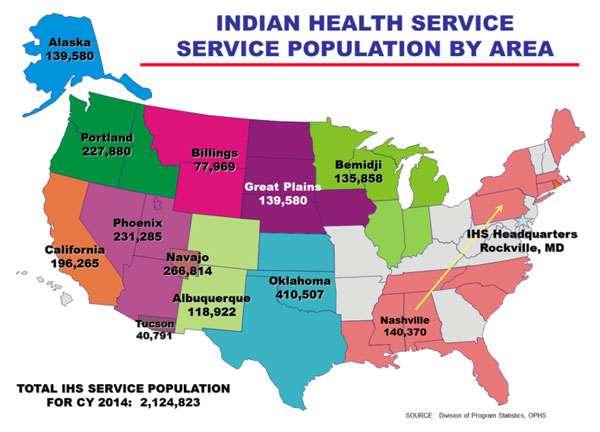 STI Trends by Indian Health Service (IHS) areas Aberdeen 139,580 556 recognized