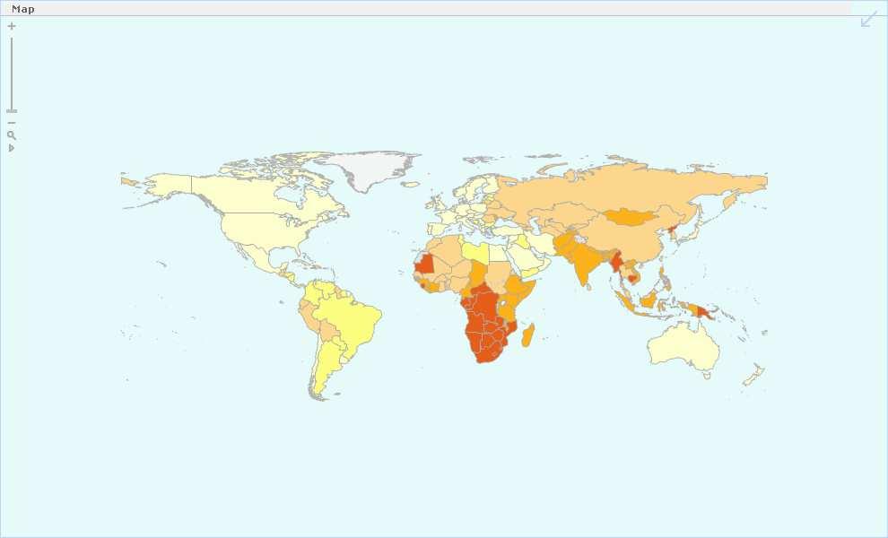 ESTIMATED TB INCIDENCE 2011, WHO