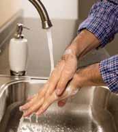 When you re not near a sink, clean your hands with an alcohol-based hand sanitizer that contains at least 60% alcohol. Then wash your hands the first chance you get.