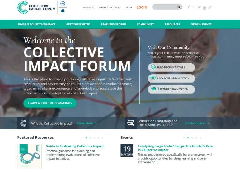 A Free Online Community for Collective Impact Practitioners, Partners and Funders