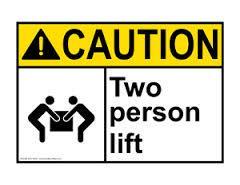 Two Person Lift The two person lift is used when the patient is unable to help in transferring or lacks sufficient trunk