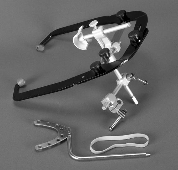 Accessories Whip Mix Indirect Mounting Facebow This facebow provides a convenient, quick and accurate method