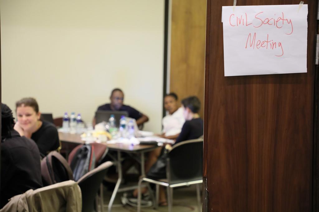 Civil society pre-meeting in Johannesburg the day before each