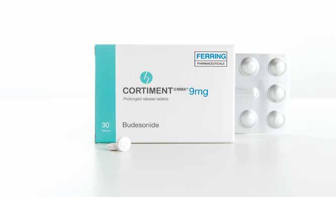 Cortiment MMX, Enjoy the simple pleasures OF life CORTIMENT MMX one small tablet, once daily, for up to 8 weeks CORTIMENT MMX is indicated for mild-to-moderate active ulcerative colitis where 5-ASA