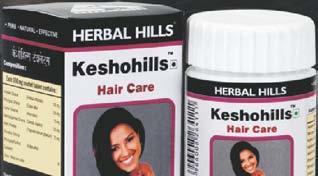 Keshohills is a combination of herbs that helps to promote & maintain health of hair Acts as an excellent tonic to the hair and scalp Helps in promoting growth of Hair and helps control hair fall
