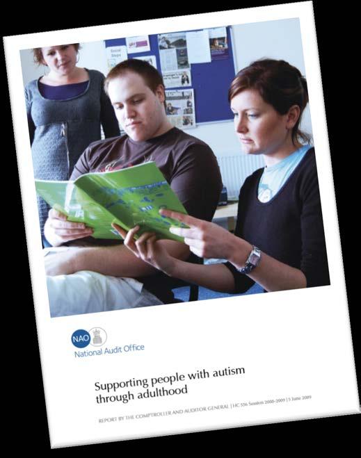 UK report titled: Supporting People With Autism Through Adulthood increase the burden placed on carers solely need