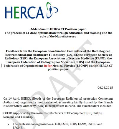 Collaborating with other international organisations Relationship with HERCA Multi-stakeholder meeting on