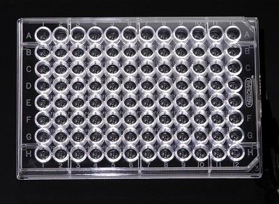 multiple "wells" used as small test tubes. The microplate has become a standard tool in analytical research and clinical diagnostic testing laboratories. Figure 4.