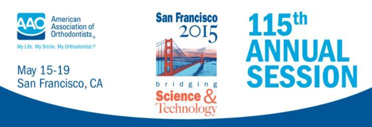 AAO 115th Annual Session San Francisco, CA May 17 (Sunday), 1:15-2:00 pm, 2015 Title: Clinical and iomechanical Considerations of TADs in Challenging Cases: Sagittal Correction beyond Orthodontic