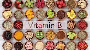A family of 8 vitamins including thiamin (B1), riboflavin,