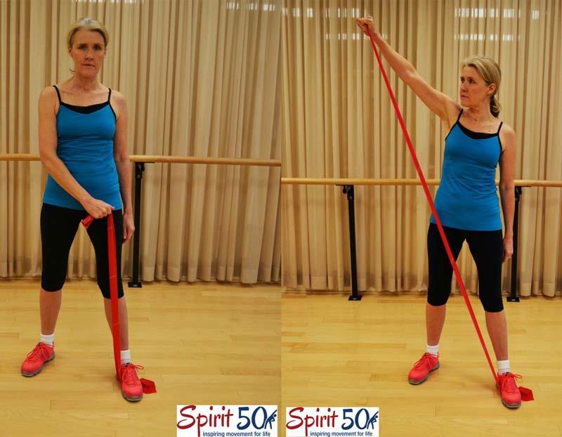 Draw your sword No Equipment Exercise Program for the 50+ Make sure that you cross the mid-line of the body with this exercise and