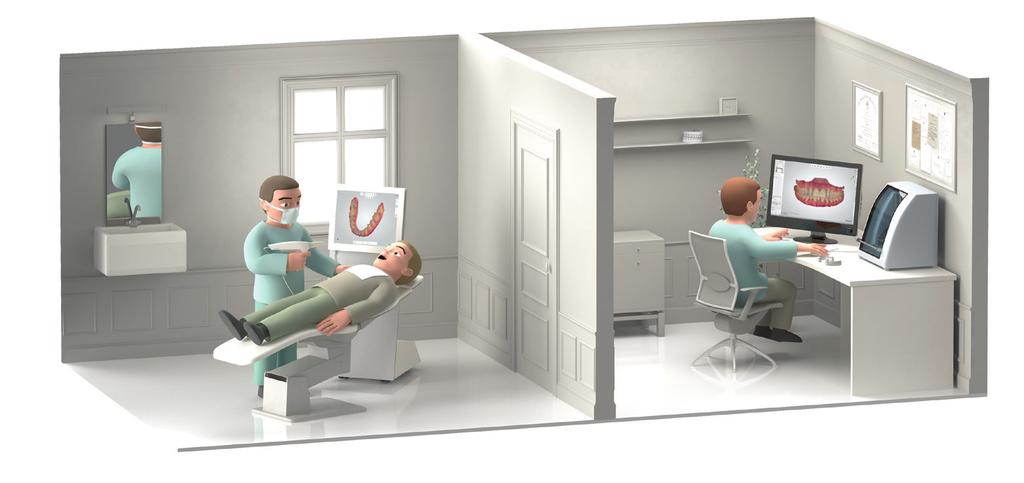 Open and flexible for any lab setup Choose where to send your scans - to a dental lab or your in-house practice lab.