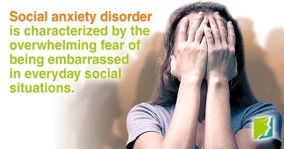 Social Anxiety o Fear of social situations due to concerns of being judged, criticized, or not