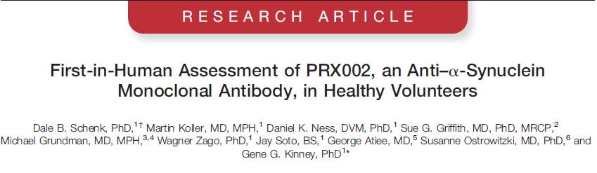This first-in-human, randomized, double-blind, placebo-controlled, phase 1 study assessed the impact of PRX002 administered to 40 healthy participants.