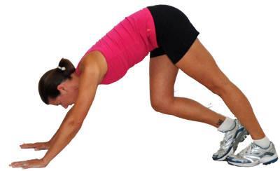 UL stretches Upper back, chest, wrists.
