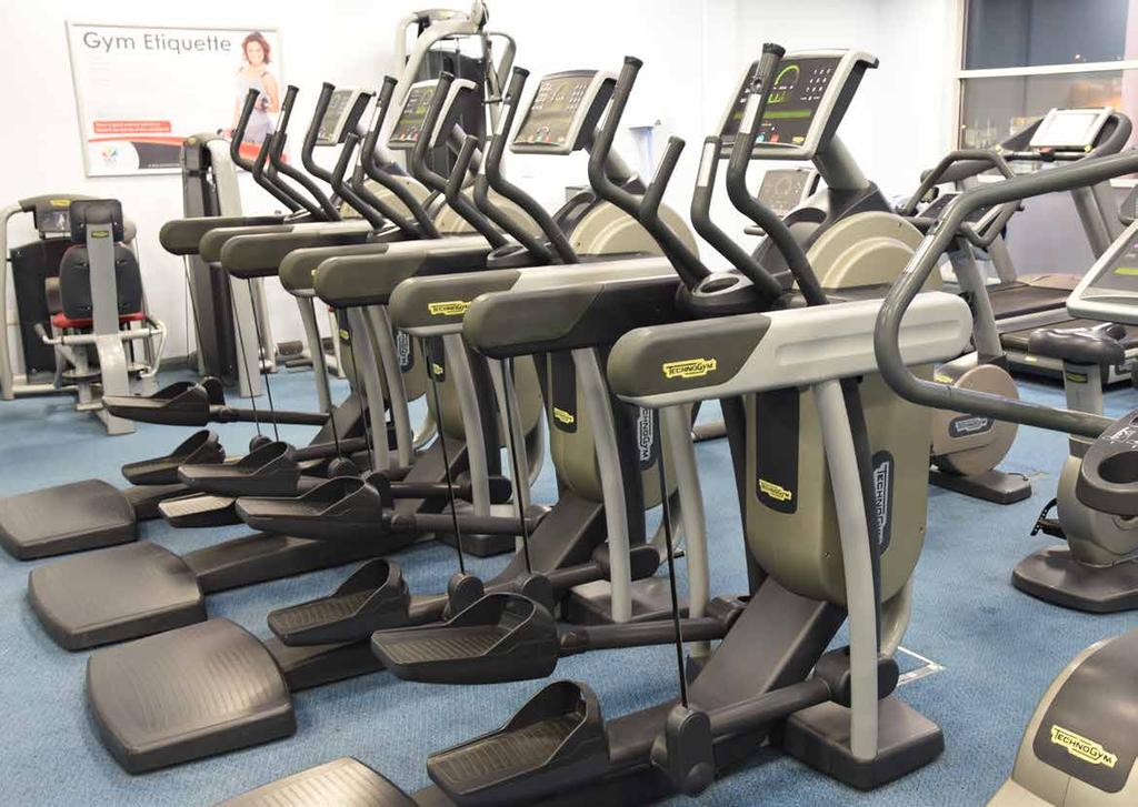 GYM Our state of the art gym boasts 45 stations, providing a large range of cardio and resistance equipment for our members, as well as a