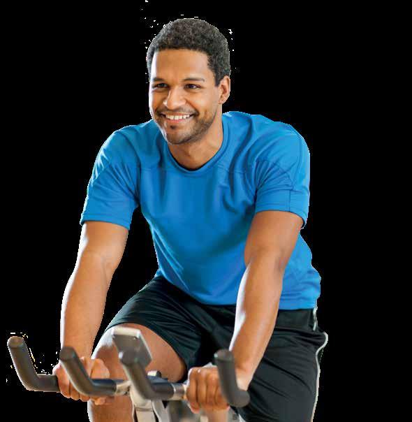 The gym uses leading cardio and resistance equipment from Technogym, featuring popular machines such as bikes and Run Now treadmills, which