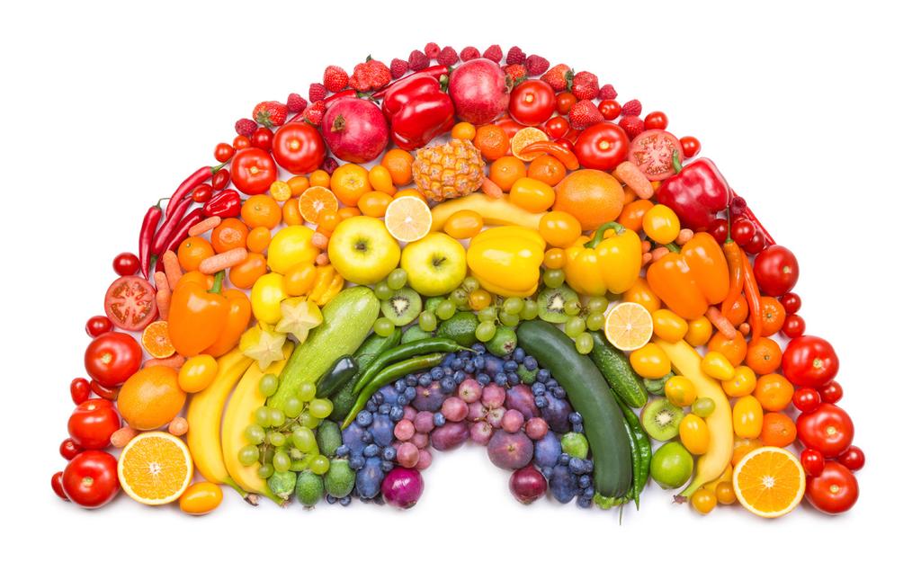 FRUITS AND VEGETABLES Eat at least 5 fruits and vegetables every day.