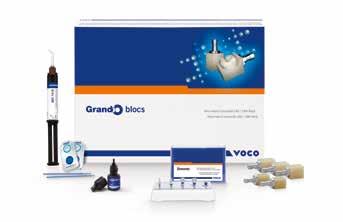 GRANDIO BLOCS / GRANDIO DISC Grandio blocs / HIGHLY FILLED FOR MAXIMIZED STRENGTH Strongest in Class Overall, the study results presented within this brochure demonstrate that VOCO's Nano-ceramic
