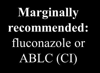 Conventional Amphotericin B Itraconazole