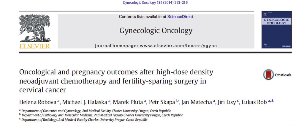 NACT and Fertility-Sparing Surgery High dose-density