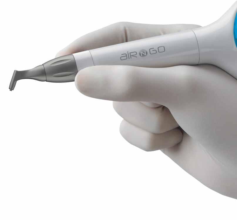 THE SIMPLEST SYSTE Perfection at your fingertips Fast and accurate treatment: ultra-handy, lightweight and with 360 rotation, the AIR-N-GO handpiece gives supreme freedom of movement including