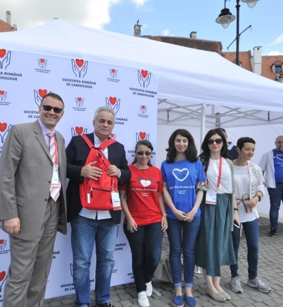 Mobile clinic" on the streets of Sibiu May 2018, was the 3 rd consecutive year for an event held in Sibiu during The annual Congress of the Working Groups of the Romanian Society of Cardiology.