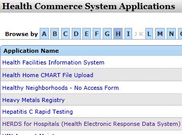 In order to complete the report, you must have a Health Commerce System (HCS) account and be assigned a role able to access the report (see below for a full list of roles able to access the report).