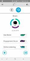 16 Thrive Score Thrive Score* Overall Thrive Score is a combination of both Brain and Body scores. You have the ability to reach a score of 200 each day. Brain tracking is comprised of three segments.