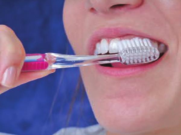 How to brush Brush and floss every day!