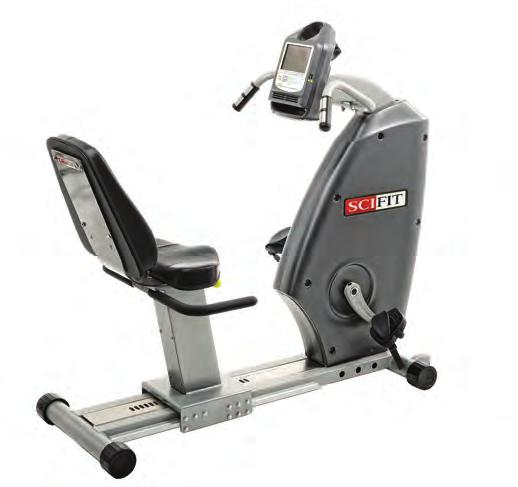 Lower Body ISO1000R Recumbent Bike A true step-through design with expandable seat clearance up to 23 provides easy access for all patients.