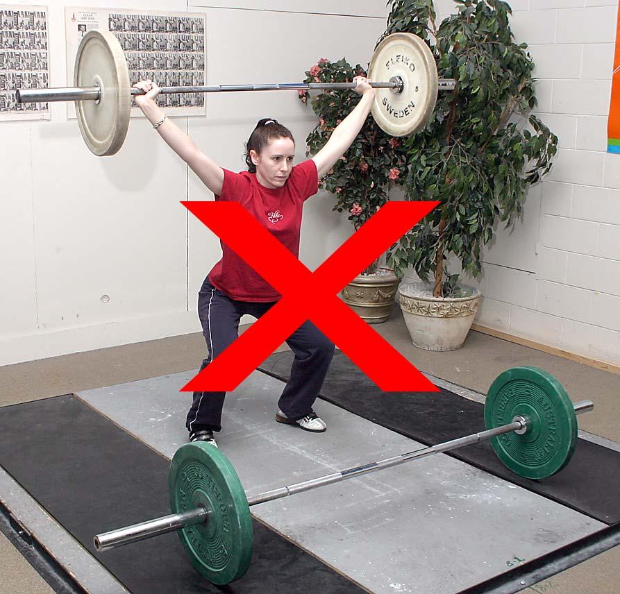 Platform Keep the platform clear Remove any bars you are not using Remove extra weight you are not using Remove