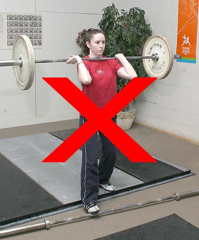 Moving bar round gym Unload bar before moving it to another platform or