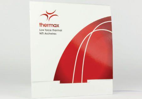 Wire Products 61 Thermax Archwires These innovative low force thermal nickel titanium archwires feature a unique alloy processing technique which offers true advantages over conventional archwires: