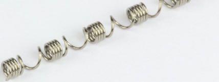 Coil Springs Stainless steel coil springs are precision wound in two styles - open and closed. Wire diameter.010 (.25mm) x.030 (.76mm), Sold on 3ft spool.