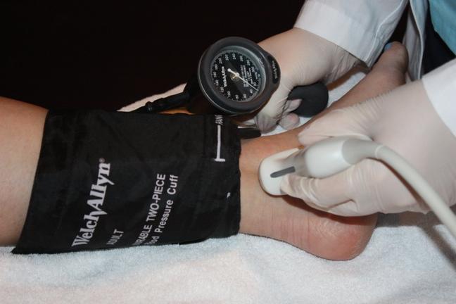 Pressure Testing (Ankle Brachial Index) Ankle brachial index is a simple, well tolerated procedure that takes approximately 30 minutes and can be used as a screening before ordering a longer, more
