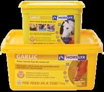 pure dried garlic granules to the Original Horslyx high specification vitamin
