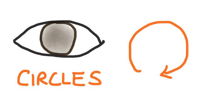Eye Exercises: Circle 8X Both Ways You will