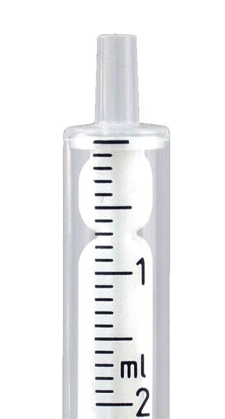 SOL-M Syringe, 2-piece Syringes High transparency barrel - makes it easy