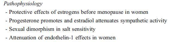 Estrogen induces vasodilatation, prevents vascular remodeling processes, inhibits vascular response to injury,