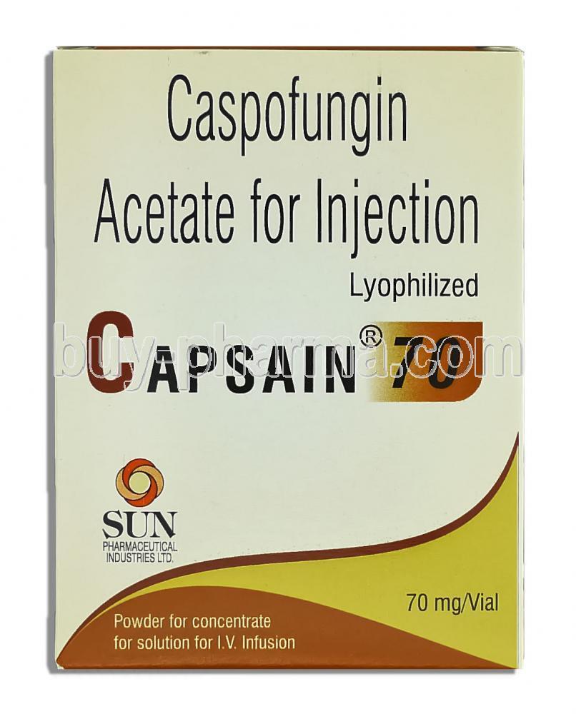 Caspofungin 49 Pharmacokinetics Administration: IV 96% plasma protein bound Predominantly hepatic metabolism